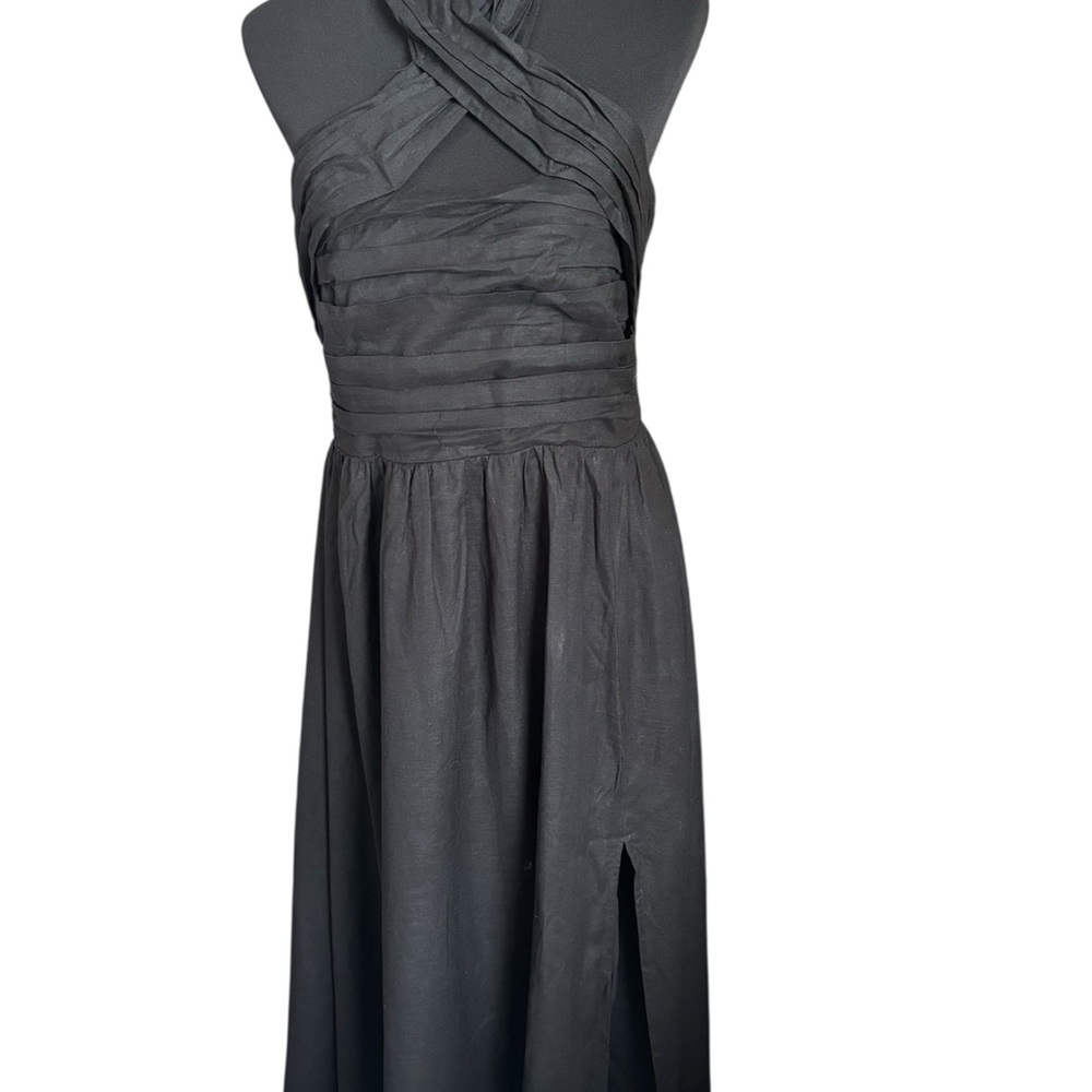 Astr Black Midi Dress